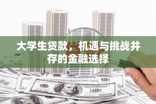 义马大学生贷款，机遇与挑战并存的金融选择