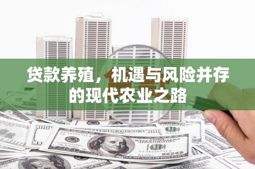 义马贷款养殖，机遇与风险并存的现代农业之路