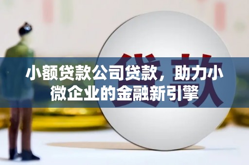 义马小额贷款公司贷款，助力小微企业的金融新引擎