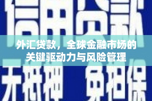 义马外汇贷款，全球金融市场的关键驱动力与风险管理