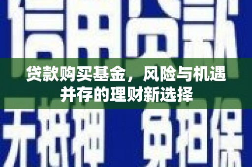 义马贷款购买基金，风险与机遇并存的理财新选择
