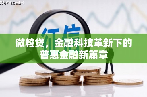 义马微粒贷，金融科技革新下的普惠金融新篇章