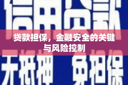 义马贷款担保，金融安全的关键与风险控制